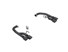 Load image into Gallery viewer, MBRP 2024 Ford Mustang GT 5.0L 2.5in Dual Rear Axle-Black Tips - Black-Coated Aluminized Steel - S7281BLK