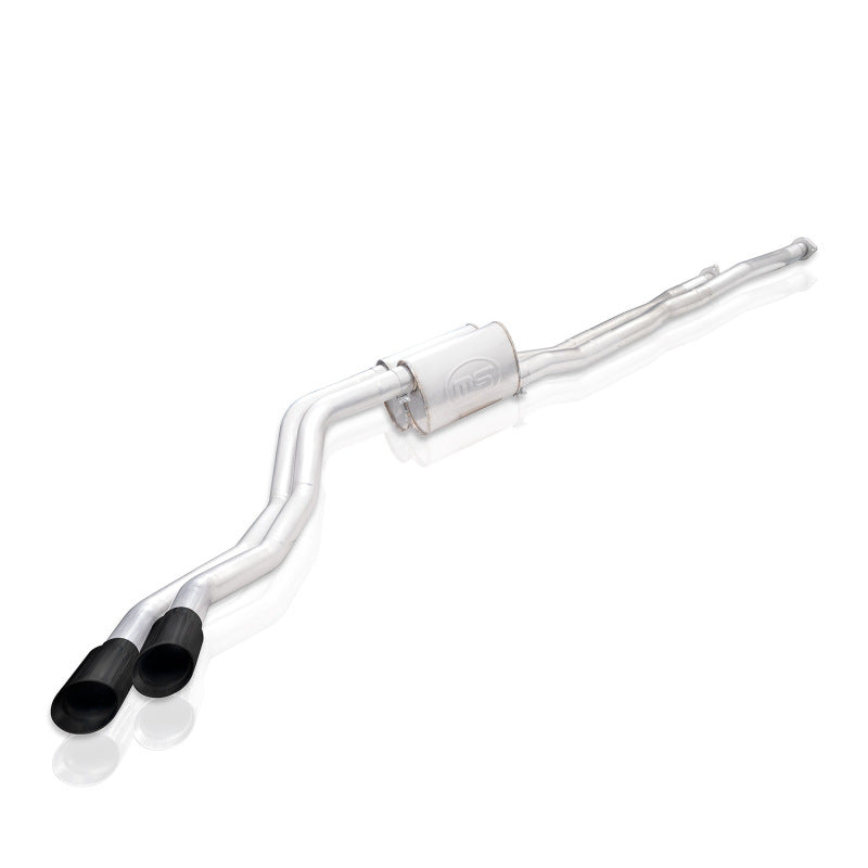 Stainless Works 2014+ Toyota Tundra 5.7L Redline Series Cat-Back Exhaust w/Black Tips - TOYT14CBR-B