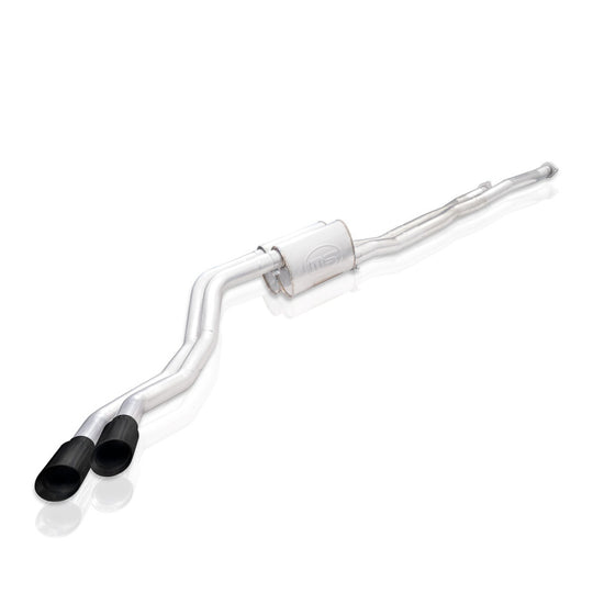 Stainless Works 2014+ Toyota Tundra 5.7L Redline Series Cat-Back Exhaust w/Black Tips - TOYT14CBR-B
