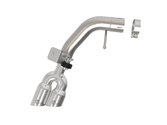 aFe Rebel Series 3in 304 SS Axle-Back Exhaust Side Exit w/ Polished Tips 19 Ford Ranger L4-2.3L (t) - 49-33110-P