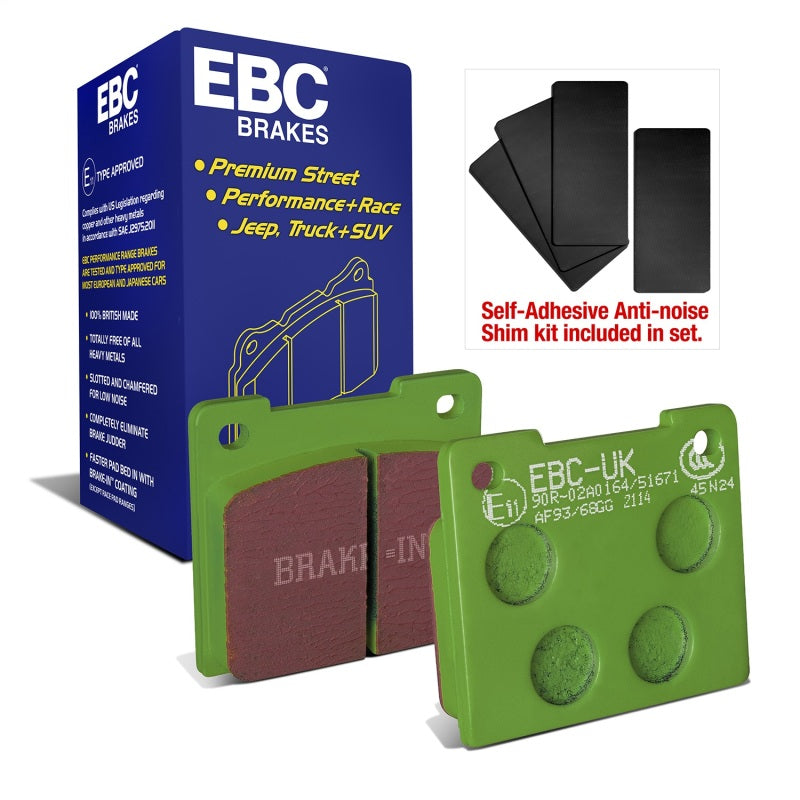 EBC 66-68 Volvo 140 1.8 Greenstuff Rear Brake Pads - DP2114