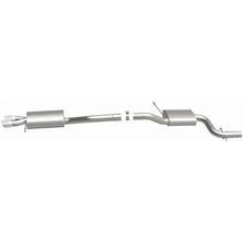 Load image into Gallery viewer, MagnaFlow 12 VW Jetta 2.0L Turbocharged Dual Straight D/S Rear Exit Stainless Cat Back Perf Exhaust - 15158