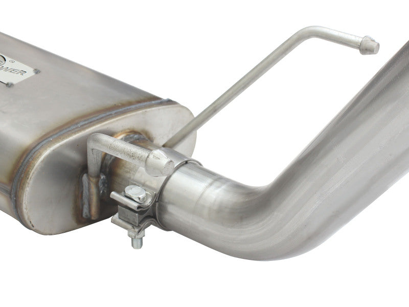 aFe MACH Force XP 2.5in Cat-Back Stainless Steel Exhaust System w/Black Tip Toyota Tacoma 13-14 2.7L - 49-46024-B