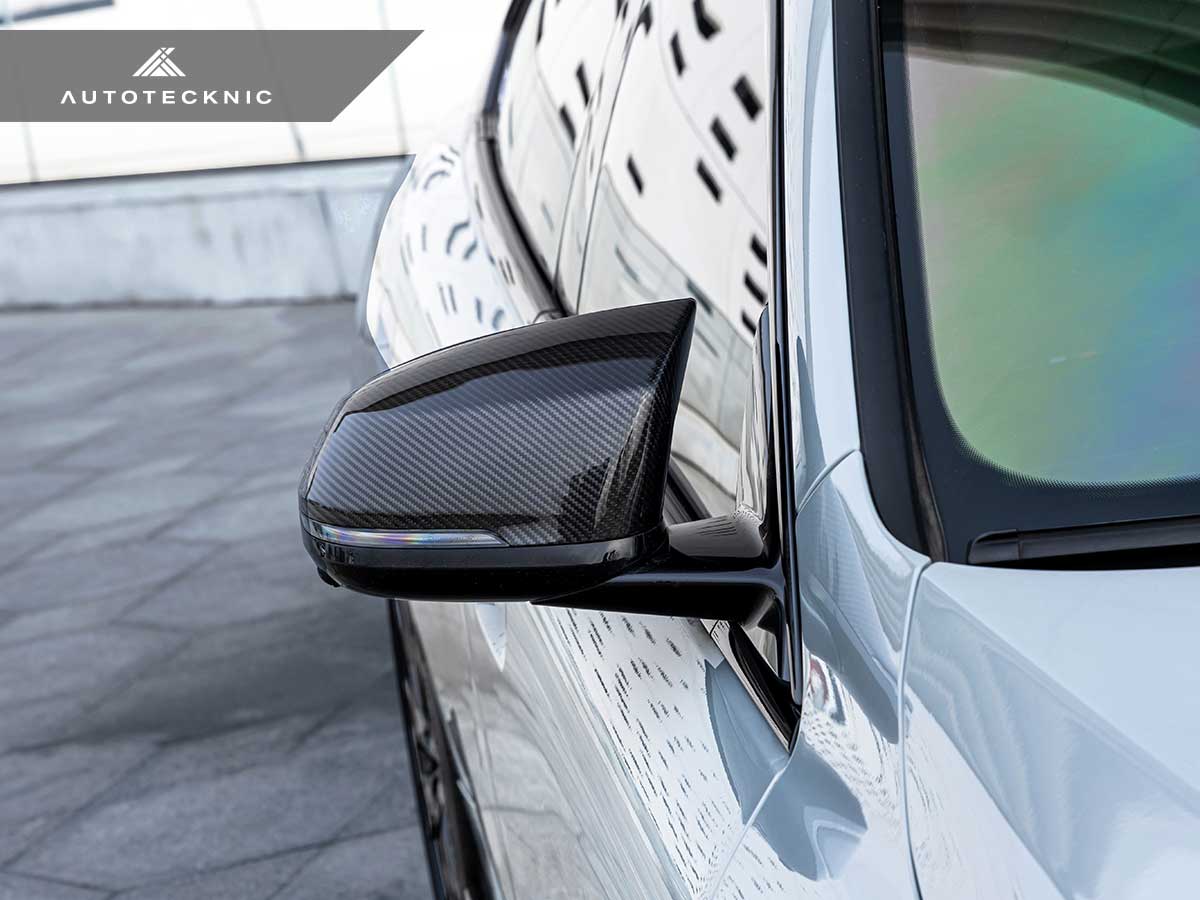 AutoTecknic Dry Carbon Fiber Mirror Cap Set - BMW F74 M235 xDrive Gran Coupe