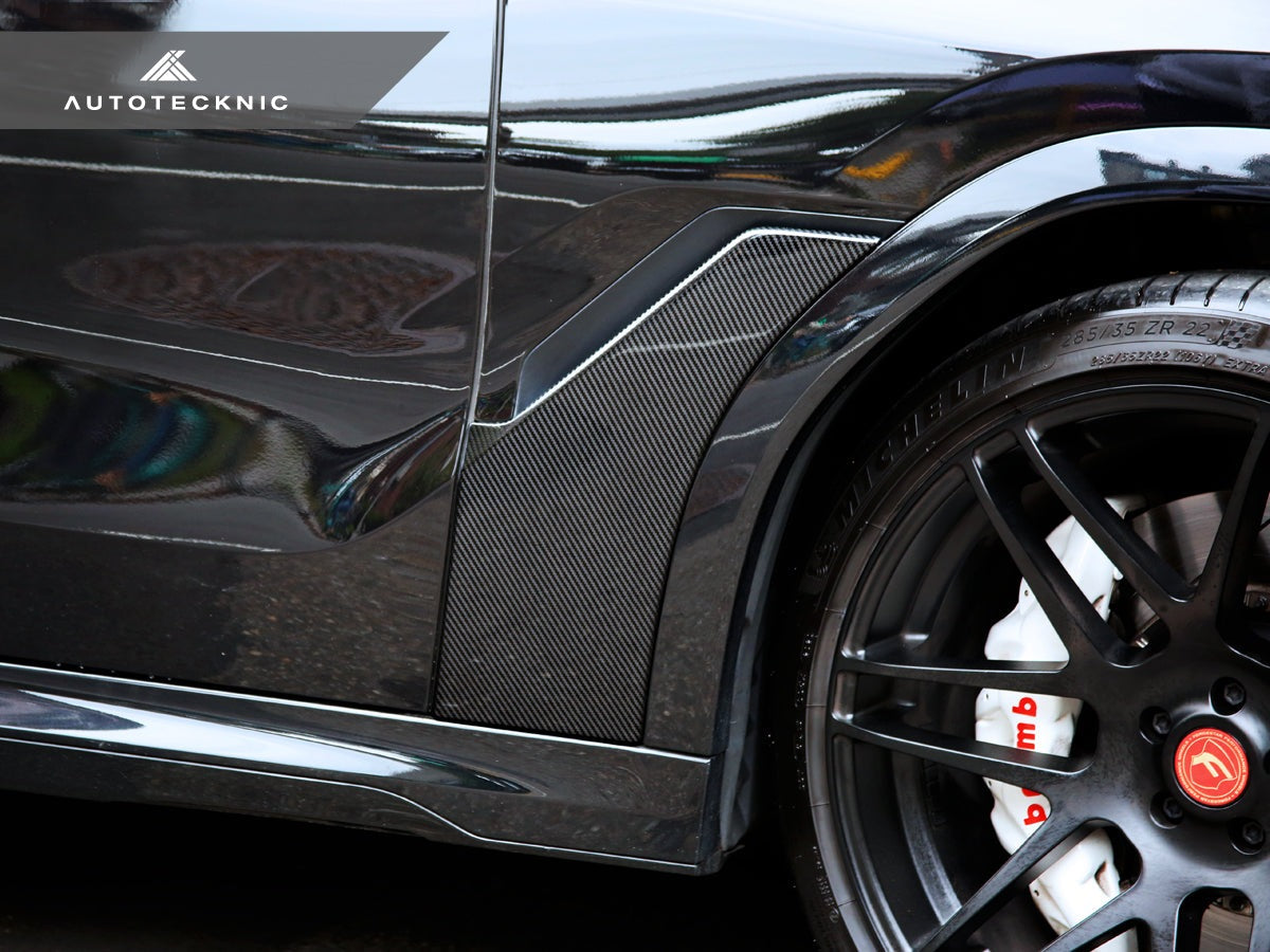 AutoTecknic Dry Carbon Fiber Fender Trim Set - BMW G06 X6