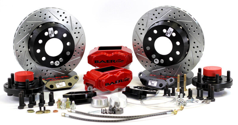 Baer Brakes 62-69 Ford Fairlane STD Studs 11in SS4+ Front SDZ Brake Kit - Black - 4261349B