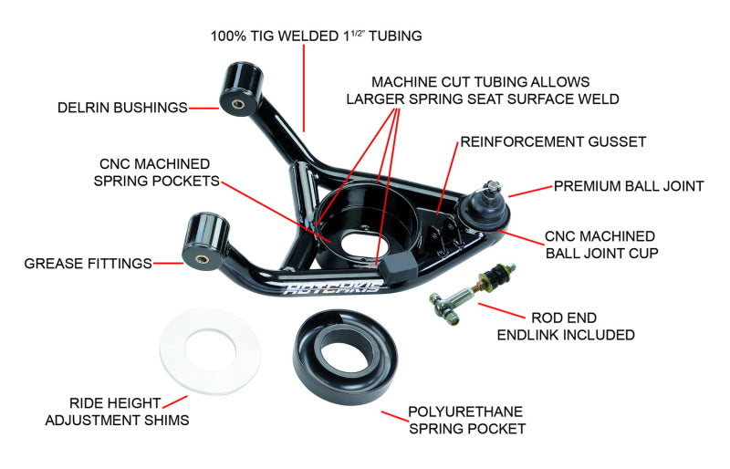 Hotchkis 64-72 GM A-Body Lower A-Arms - 1104