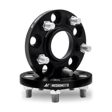 Load image into Gallery viewer, Mishimoto Wheel Spacers - 5x114.3 - 60.1 - 35 - M12 - Black - MMWS-005-350BK