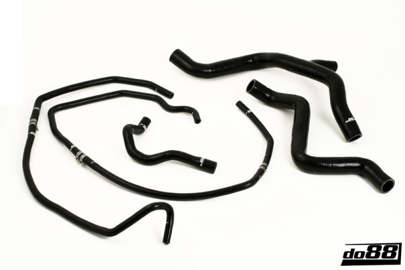 do88 Volvo C30/C70/S40/V50 Turbo 04-13 Coolant Hoses Black - DO88-KIT38S