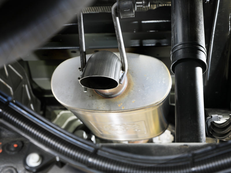 aFe 23-25 GM Colorado/Canyon L4-2.7L (t) ROCK BASHER 3 IN 409 Stainless Steel Cat-Back Exhaust - 49-44148