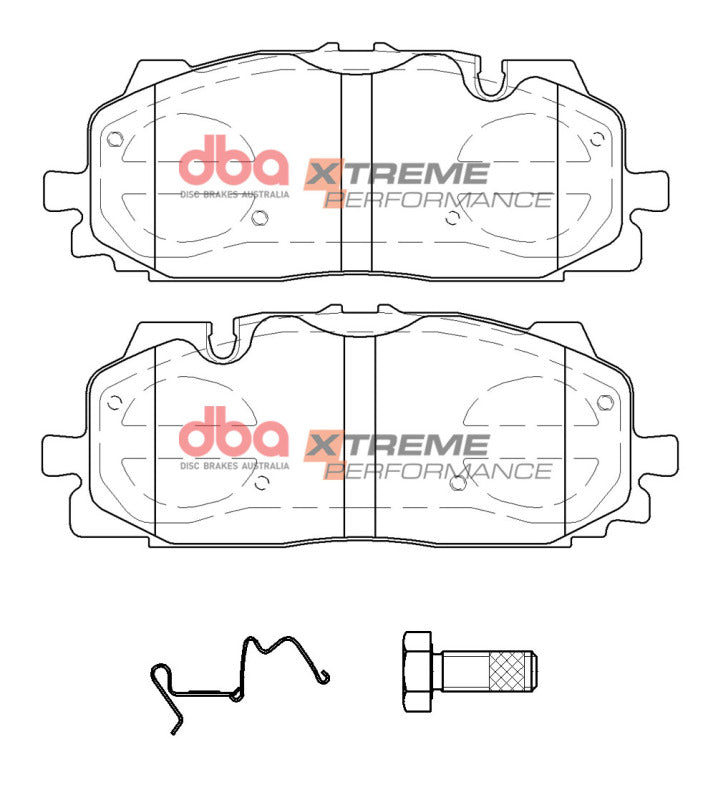 DBA 19-21 Audi A8 Quattro (w/375mm Front Rotor) Front XP Performance Brake Pads - DB15030XP