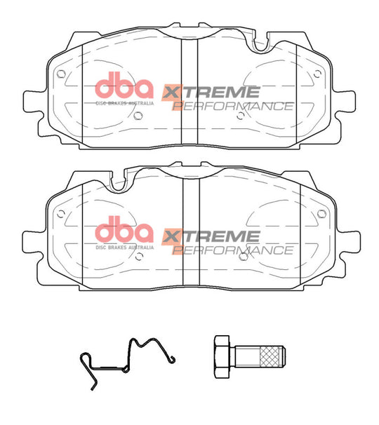 DBA 19-21 Audi A8 Quattro (w/375mm Front Rotor) Front XP Performance Brake Pads - DB15030XP