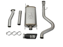 Load image into Gallery viewer, aFe MACHForce XP Cat-Back SS w/Black Tips 16 Toyota Tacoma V6-3.5L - 49-46026-B