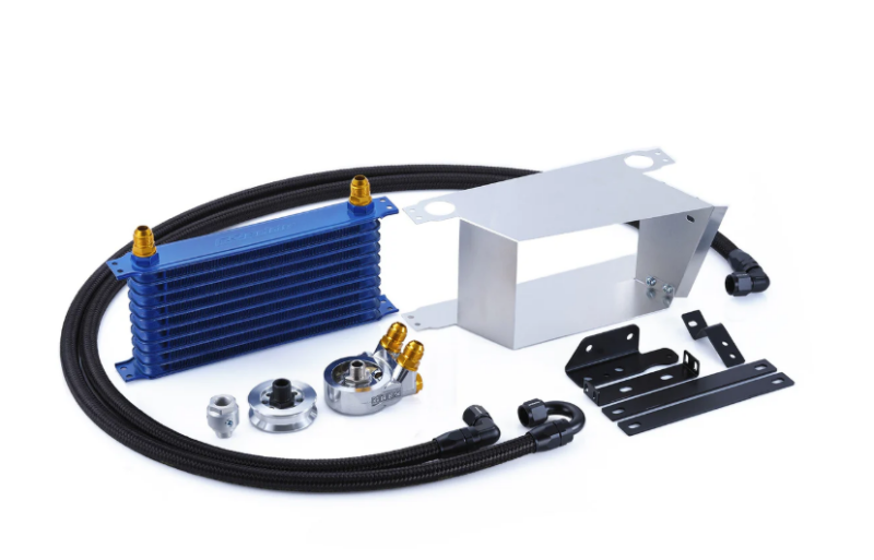 GReddy 17+ JDM Specific Subaru BRZ 10-Row Oil Cooler Kit with Shroud - 12014638