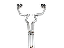 Load image into Gallery viewer, AWE Tuning 2018+ Ford Mustang GT (S550) Cat-Back Exhaust - Track Edition (Quad Diamond Black Tips) - 3020-43072