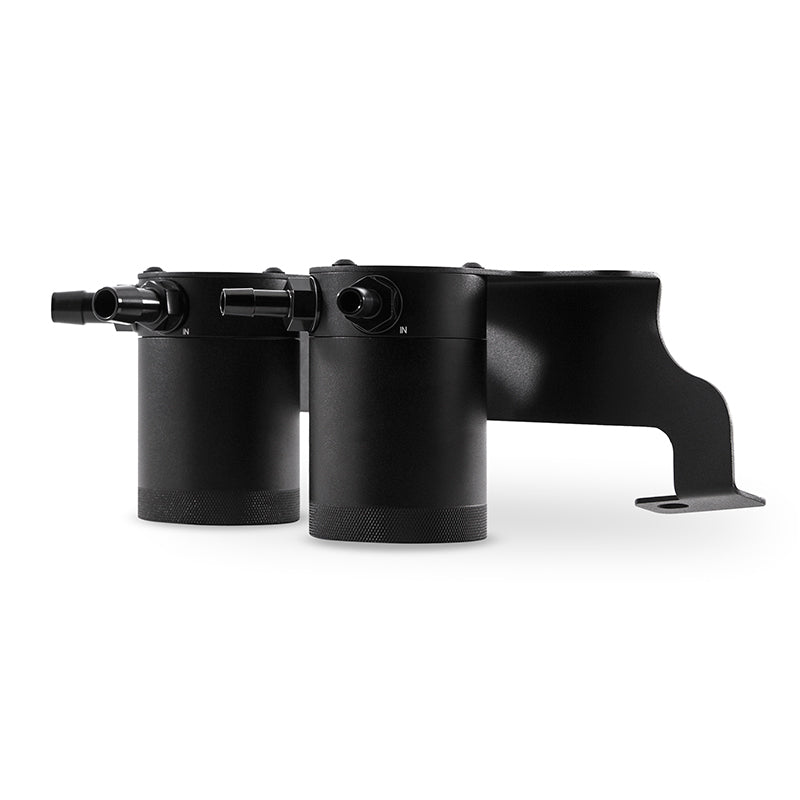 Mishimoto 2016+ Chevrolet Camaro 2.0T Baffled Oil Catch Can Kit - Black - MMBCC-CAM4-16SBE