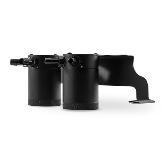 Mishimoto 2016+ Chevrolet Camaro 2.0T Baffled Oil Catch Can Kit - Black - MMBCC-CAM4-16SBE