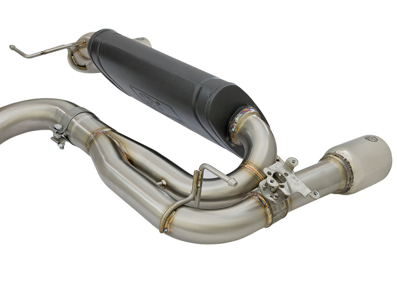 aFe POWER MACH Force-Xp 16-17 BMW 340i/340ix/ 3.0L 304 SS Cat-Back Exhaust System - 49-36334-P