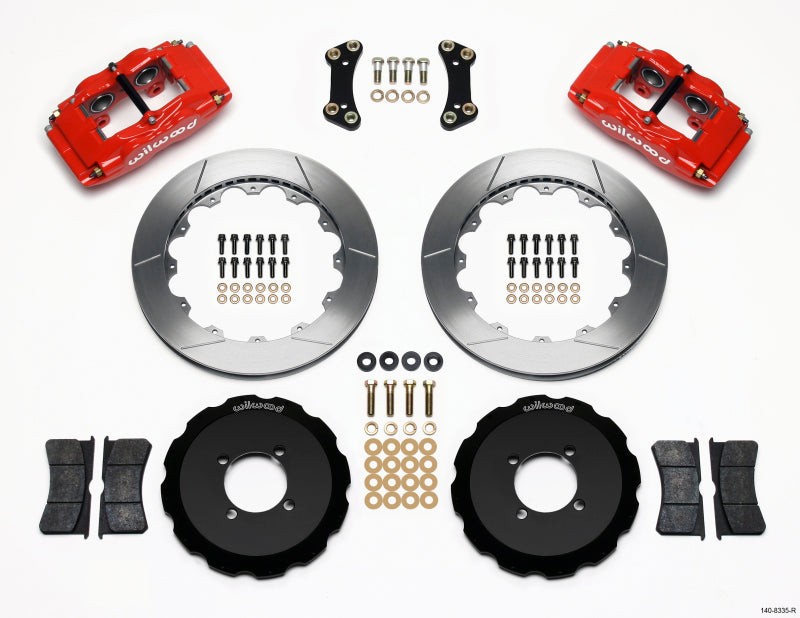 Wilwood FSLI4 Front Hat Kit 13.00in Red 2003-05 Scion xA xB - 140-8335-R