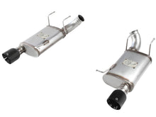Load image into Gallery viewer, aFe MACHForce XP Exhaust 11-14 Ford Mustang GT V8-5.0L 3in. Stainless Steel Axle-Back w/Black Tips - 49-43052-B