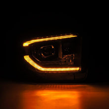 Load image into Gallery viewer, AlphaRex 14-21 Toyota Tundra LUXX-Series LED Proj Headlights Blk w/Actv Light &amp; Seq. Sig + DRL - 880835