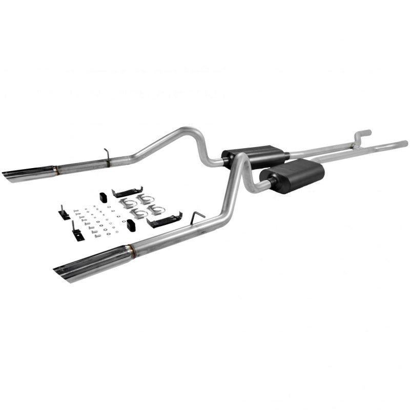 Flowmaster 66-67 Ford Fairlane/Mercury Comet American Thunder Crossmember-Back Exhaust System - 17289