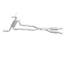 Load image into Gallery viewer, MagnaFlow Cat-Back SS 2.5in Dual Split Rear 4in Black Tip 11-16 Jeep Grand Cherokee 5.7L V8/3.6L V6 - 19216