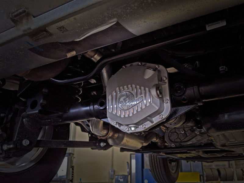 aFe Power Street Series Rear Differential Cover Raw w/Machined Fins 18-21 Jeep Wrangler JL Dana M200 - 46-71090A