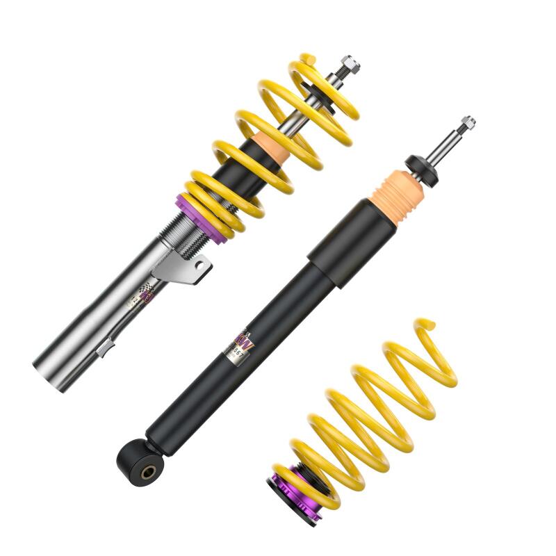 KW Coilover Kit V1 Audi A3 Quattro (8P) all engines w/o electronic dampening control - 10280029