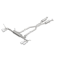 Load image into Gallery viewer, MagnaFlow Cat Back, SS, 2.5in, Quad Split Polish 4in tip 14-15 Jeep Grand Cherokee 3.6L/5.7L V6/V8 - 19193