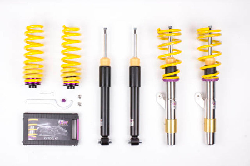 KW Coilover Kit V1 12+ BMW 3 Series 4cyl F30 w/o Electronic Suspension - 1022000D