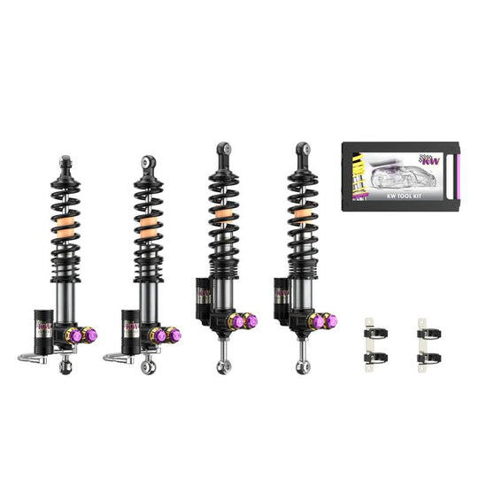 KW Porsche Carrera GT (980) Black Edition V5 Classic Coilover Kit - 30971027-B