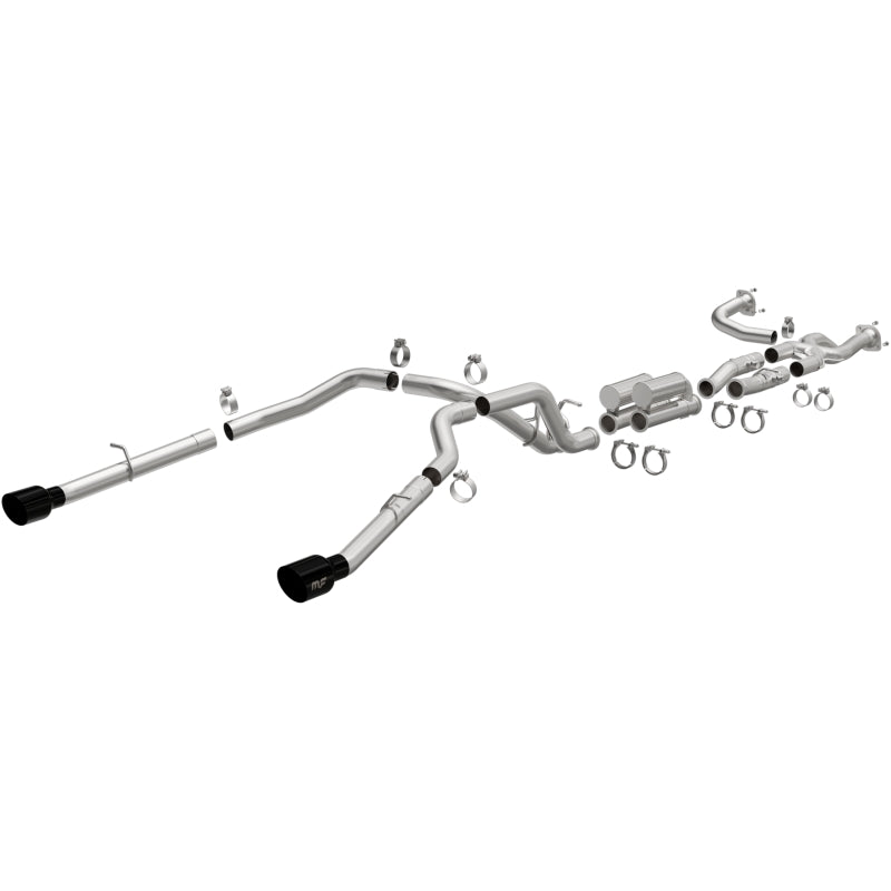 MagnaFlow 2025 Ram 1500 RHO SPEQ Series Black Chrome Cat-Back Performance Exhaust System - 19704