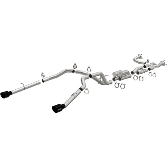 MagnaFlow 2025 Ram 1500 RHO SPEQ Series Black Chrome Cat-Back Performance Exhaust System - 19704
