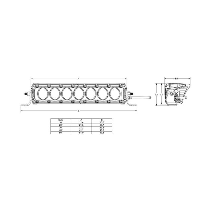 Rigid Industries Revolve Pod w/Amber Trim Ring - Pair - 491613