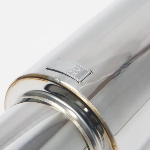 BLOX Racing 60.5mm Street Muffler - Angled Tip - BXEX-00100