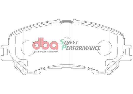 DBA 14-22 Nissan Rogue Sport Front SP Performance Brake Pads - DB2345SP
