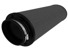 Load image into Gallery viewer, aFe POWER Magnum FLOW Blk Pro 5R Air Filter 6.75x5in Flange x 9.25x7.5 Base x 7.75x6 Top x 18 Height - 24-90202K