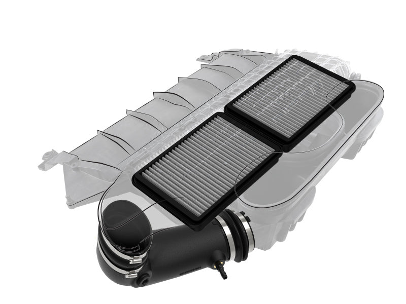 aFe 21-23 Ram 1500 TRX HEMI V8 6.2L (sc) Super Stock Induction System w/ Pro DRY S Filters - 55-10014D