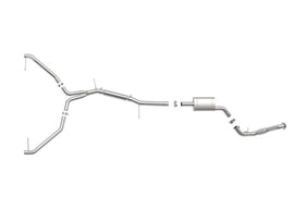aFe 20-21 Audi A4 L4-2.0L (t) MACH Force-Xp 3in to 2-1/2in Stainless Steel Cat-Back Exhaust System