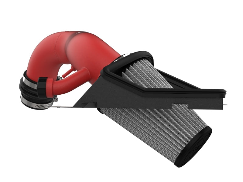 aFe Rapid 15-21 VW GTI L4 2.0L Induction Red Edition Cold Air Intake System w/ Pro DRY S Filter - 52-10020DR