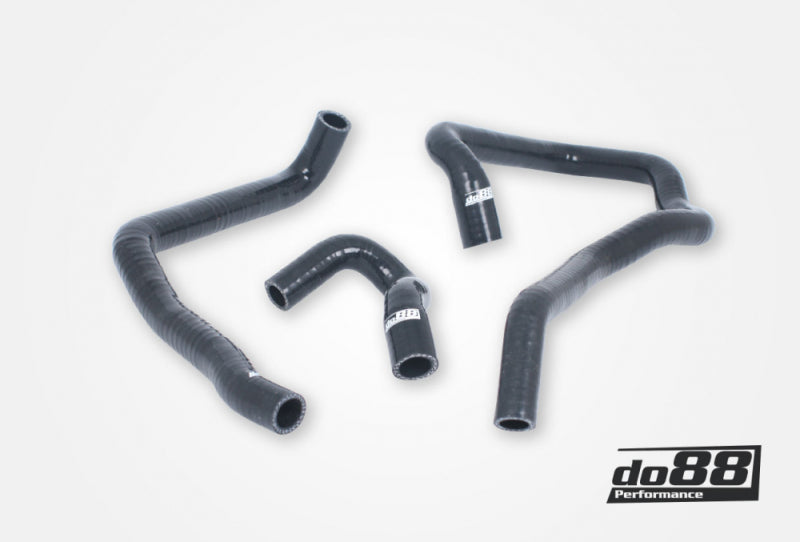 do88 Audi/Seat/Volkswagen 2.0T (MQB) Remote Radiator Coolant Hoses (Right) - Black - DO88-KIT189S