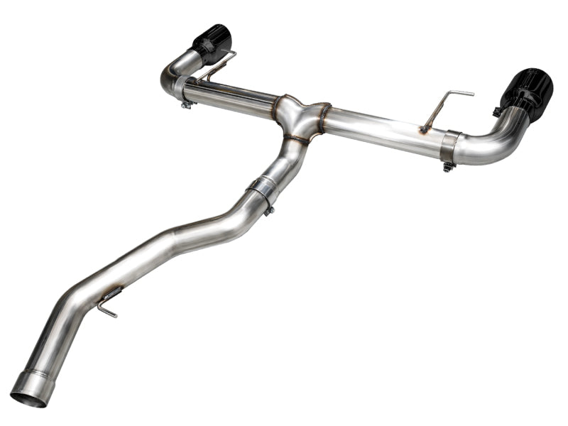 AWE Tuning 19-23 BMW 330i / 21-23 BMW 430i Base G2X Track Edition Axle-Back Exhaust - Diamond Black - 3020-33429