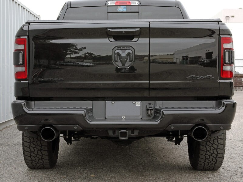 aFe Large Bore-HD 3 IN 409 Stainless Steel DPF-Back Exhaust System w/Black Tip RAM 1500 20-21 V6-3.0 - 49-42080-B