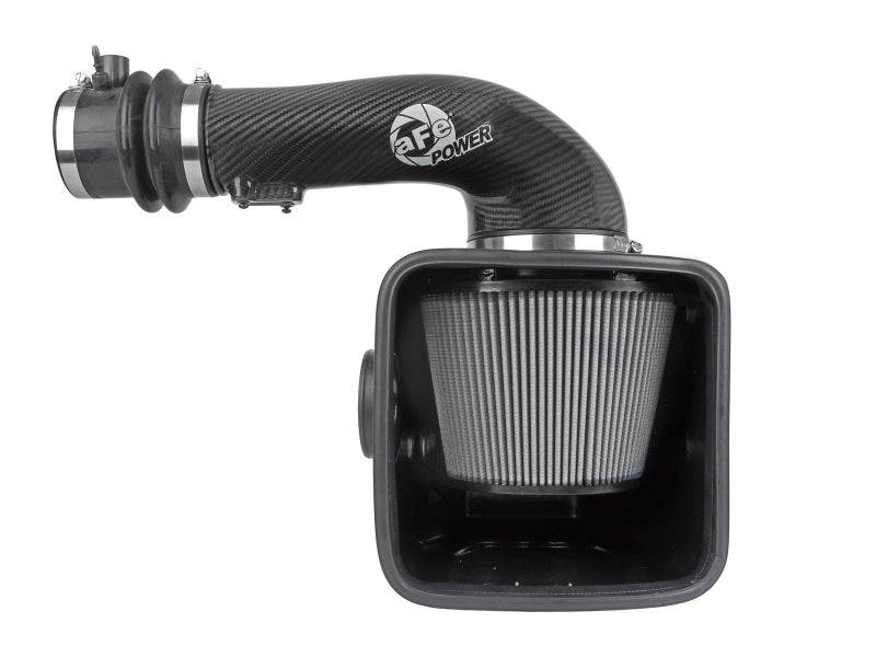 aFe 19-23 Nissan Patrol 4.8L L6 Track Series Carbon Fiber Intake System w/Pro DRY S Filter - 57-10019D