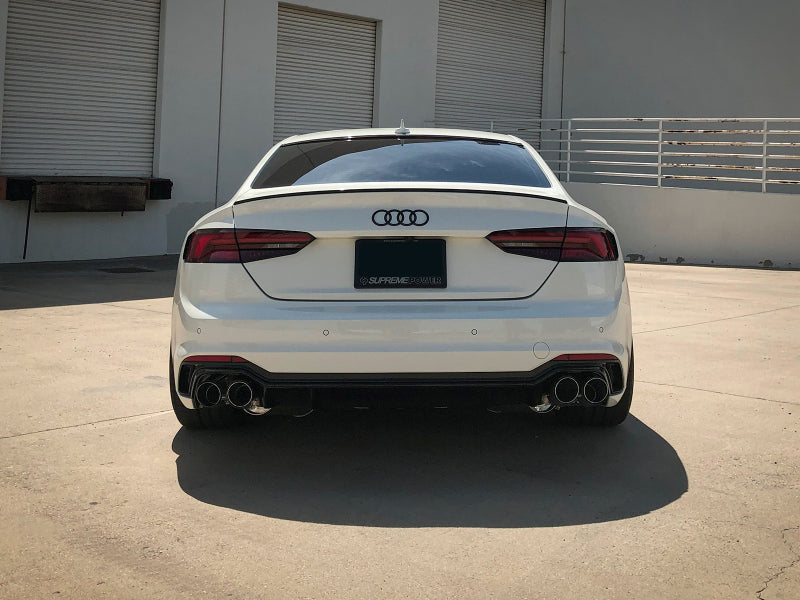 aFe 18-20 Audi RS5 Coupe MACH Force-Xp 3in to 2.5in 304 SS Axle-Back Exhaust System-Quad Carbon Tips - 49-36427-C