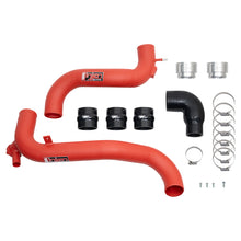 Load image into Gallery viewer, Injen 21-23 Ford Bronco L4-2.3L Turbo EcoBoost SES Intercooler Pipes Wrinkle Red - SES9300ICPWR