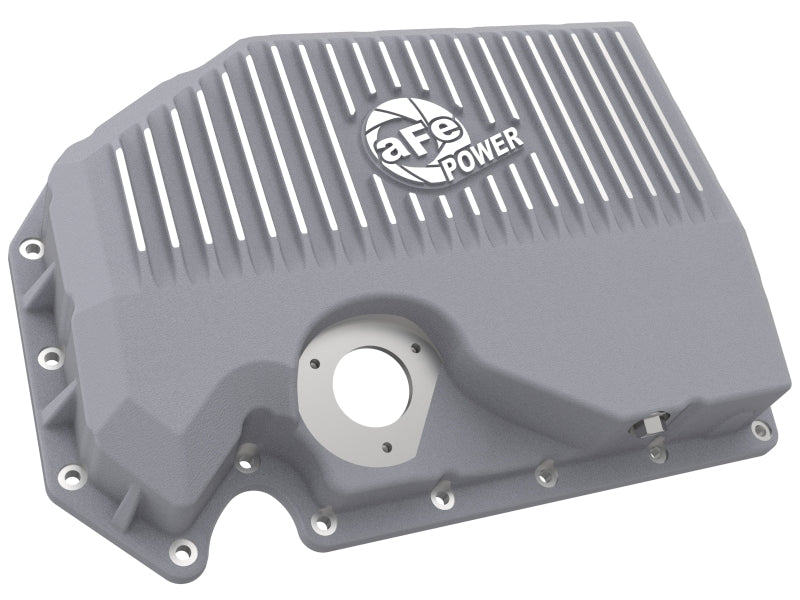 aFe 05-19 VW 1.8L/2.0L w/ Oil Sensor Engine Oil Pan Raw POWER Street Series w/ Machined Fins - 46-71210A