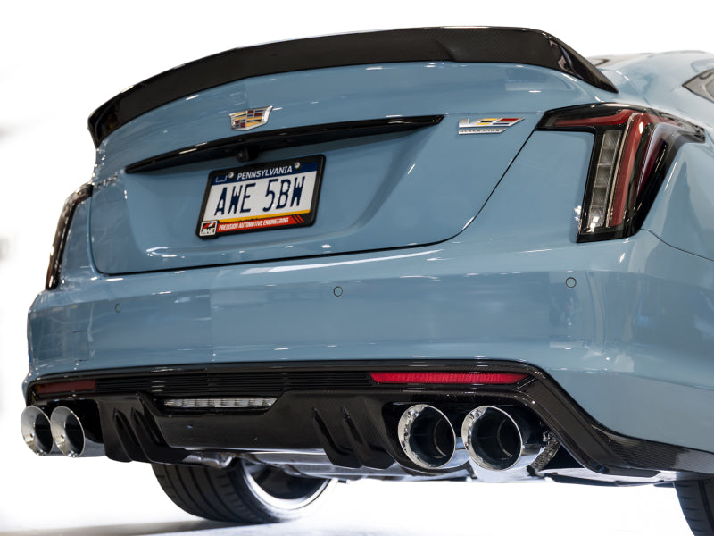 AWE Tuning 22-26 Cadillac CT5-V Blackwing SwitchPath Exhaust - Chrome Silver Tips - 3025-42562