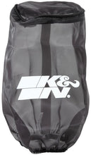Load image into Gallery viewer, K&amp;N Filter Wrap Drycharger Oval Tapered Black - 3.25in Base I/S Width x 2.5in Top I/S Width x 7in H - SN-2560DK